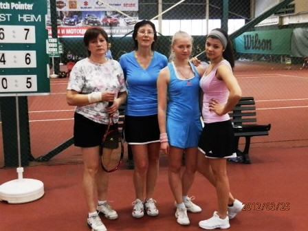 Сборная команда Луги стала чемпионкой области по большому теннису